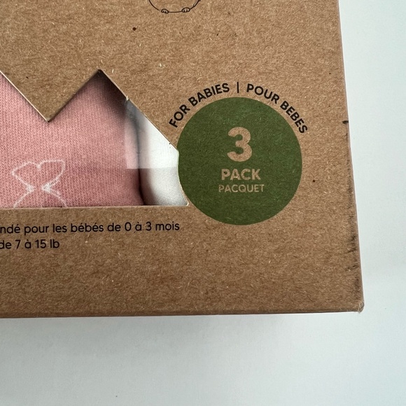 NWT KeaBabies 3-Pack Soothe Swaddle Wraps Butterflies size 0-3 months - Picture 3 of 9